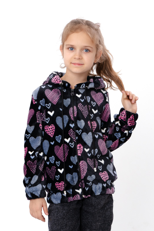 Джемпер для дівчинки (на блискавці)